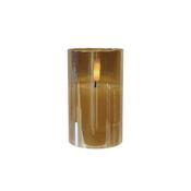 DE VIELLE LARGE AMBER LED GLASS CANDLE