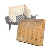 DE VIELLE 10 INCH BACK BRICK FOR 18 INCH GRATE