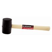BLACKSPUR 16OZ RUBBER MALLET WITH WOODEN SHAFT image