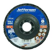 JEFFERSON BLACK POLY DISC 115MM X 22MM image