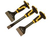 Roughneck Chisel &amp; Bolster 3 Piece Set 76 x 254mm  70 x 216mm  &amp; 254 x 25mm