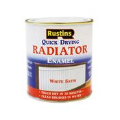 RUSTINS Q/D WHITE RADIATOR PAINT SATIN 500ML image