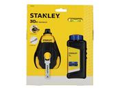 STANLEY 3:1 CHALK LINE SET ( CHALK LINE, BLUE CHALK &amp; LEVEL ) image