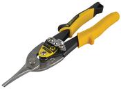 STANLEY® Yellow Aviation Snips &amp; Holster Straight Cut 250mm (10in) image