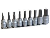 Teng M3812 Socket Clip Rail Hex Socket Metric 3/8in Drive image