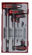 TENG TOOL Hex Key set T Handle BP 7 Pieces