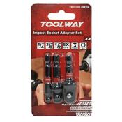 TOOLWAY 3PC IMPACT SOCKET ADAPTOR image