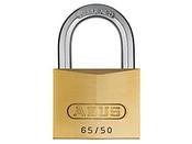 ABUS 65 SERIES BRASS 50MM PADLOCK KD CD image
