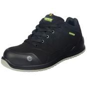 APACHE BRAMPTON ESD SUEDE SAFETY TRAINER BLACK - 6