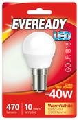 EVEREADY 6W (40W) B15 LED GOLF BALL 470 LUMENS