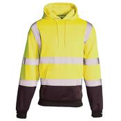 SUPERTOUCH HI VIS HOODY - YELLOW / XL