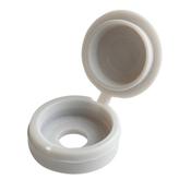 PREMIUM CHOICE  WHITE HINGED COVER CAP 20