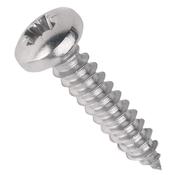 PREMIUM CHOICE 8X1" CR PAN SELF TAPPER ZINC PLATED