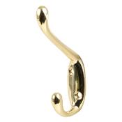 PREMIUM CHOICE HAT &amp; COAT HOOK BRASSED
