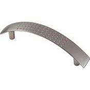 HEADBOURNE SATIN NICKEL DIMPLE HANDLE 96MM image