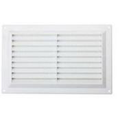 AIRFLOW LOUVERED VENT &amp; SCREEN WHITE 9 X 6 image