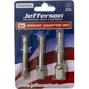 JEFFERSON 3PC SOCKET ADAPTOR SET