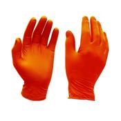 JEFFERSON ORANGE GECKO GRIP NITRILE GLOVES  50PC - L image