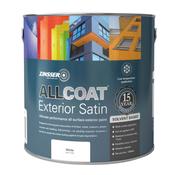 ZINSSER ALLCOAT EXTERIOR SOLVENT BASED SATIN 1L WHITE image