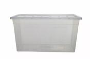 WHITEFURZE 75 CM 96 LTR STORAGE BOX CLEAR image