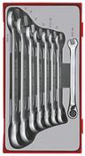 TENG TOOL Spanner Set Combn Rev Ratchet 8pcs image