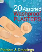 A&amp;E WATERPROOF PLASTERS 20PC BOX