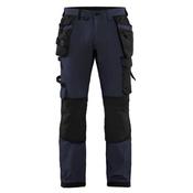 BLAKLADER CRAFTSMAN STRETCH TROUSER DARK NAVY/BLACK - 33R / C48