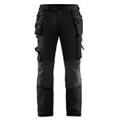 BLAKLADER CRAFTSMAN STRETCH TROUSER BLACK/DARK GREY - 32L / C146