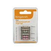 KINGAVON 6PC MIXED HOUSEHOLD FUSE SET BB-FS106 image