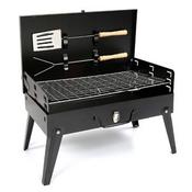 REDWOOD PORTABLE FOLDING CHARCOAL BBQ GRILL WITH ACCESSORIES BB-BBQ225 image