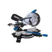 DRAPER SLIDING COMPOUND MITRE SAW WITH LASER CUTTING GUIDE, 210MM, 1500W image