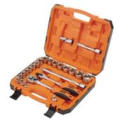DRAPER HI-TORQ 6 POINT SOCKET SET, 1/2" (24 PIECE) image