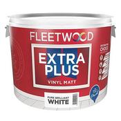 FLEETWOOD EXTRA PLUS VINYL MATT 10 LITRE - BRILLIANT WHITE image