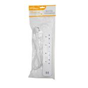 KINGAVON 4 WAY EXTENSION LEAD WITH 2M CABLE AND 2 USB PORTS BB-PA106 image