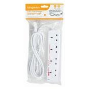 KINGAVON 4 WAY SURGE PROTECTED EXTENSION LEAD WITH 2M CABLE BB-PA120