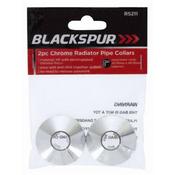 BLACKSPUR 2PC CHROME RADIATOR PIPE COLLARS BB-RS211