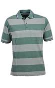 Daniel Grahame Short Sleeve 3 Button Stripe Polo Shirt 99 - Green image