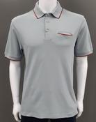 Douglas Short Sleeve 3 Button Polo Shirt - Sky Blue image