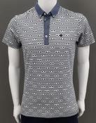 Mish Mash Sunny Short Sleeve Polo Shirt - Blue image