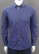 Dontali Long Sleeve Casual Shirt 119 - Printed Navy image