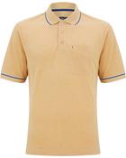 Daniel Grahame Short Sleeve 3 Button Polo Shirt - Camel image