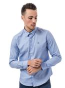 Duck And Cover Birch Cotton Long Sleeve Shirt - Sky Blue image