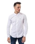 Duck And Cover Birch Cotton Long Sleeve Shirt - White image