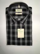 Haupt Ecologic Modern Fit Check Shirt - Black/Grey image