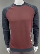 Diesel Dory Crew Neck Sweatshirt - Dark Navy/Burgundy image