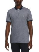 Original Penguin Tipped Collar Birdseye Organic Cotton Polo Shirt - Dark Sapphire image