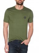Original Penguin Peached Jersey Badge T-Shirt - 341 Bronze Green Heather image