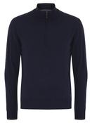 Daniel Grahame Half Zip Sweater - Navy
