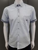 Dario Beltran Heras Regular Fit Short Sleeve Shirt 1152 - Blue image
