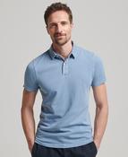 Superdry Studios Organic Cotton Jersey Polo Shirt - Allure Blue image